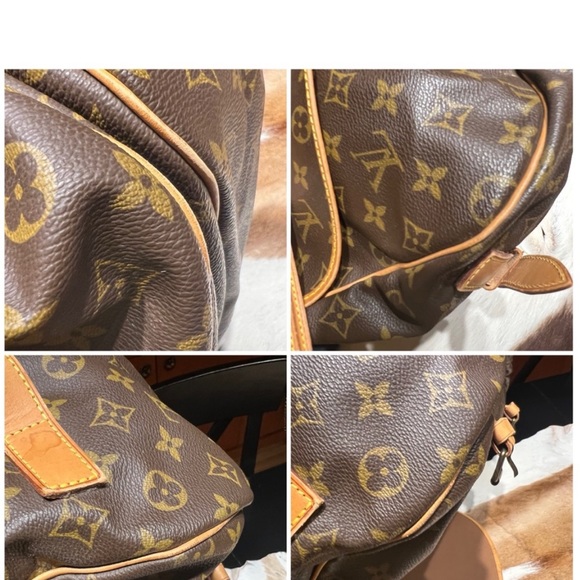 ❗️SOLD❗️LV SAUMUR 43😍ZERO OLD ODOR  ❗️ the only bag u need 2 Travel light💼 EUC - Picture 4 of 16